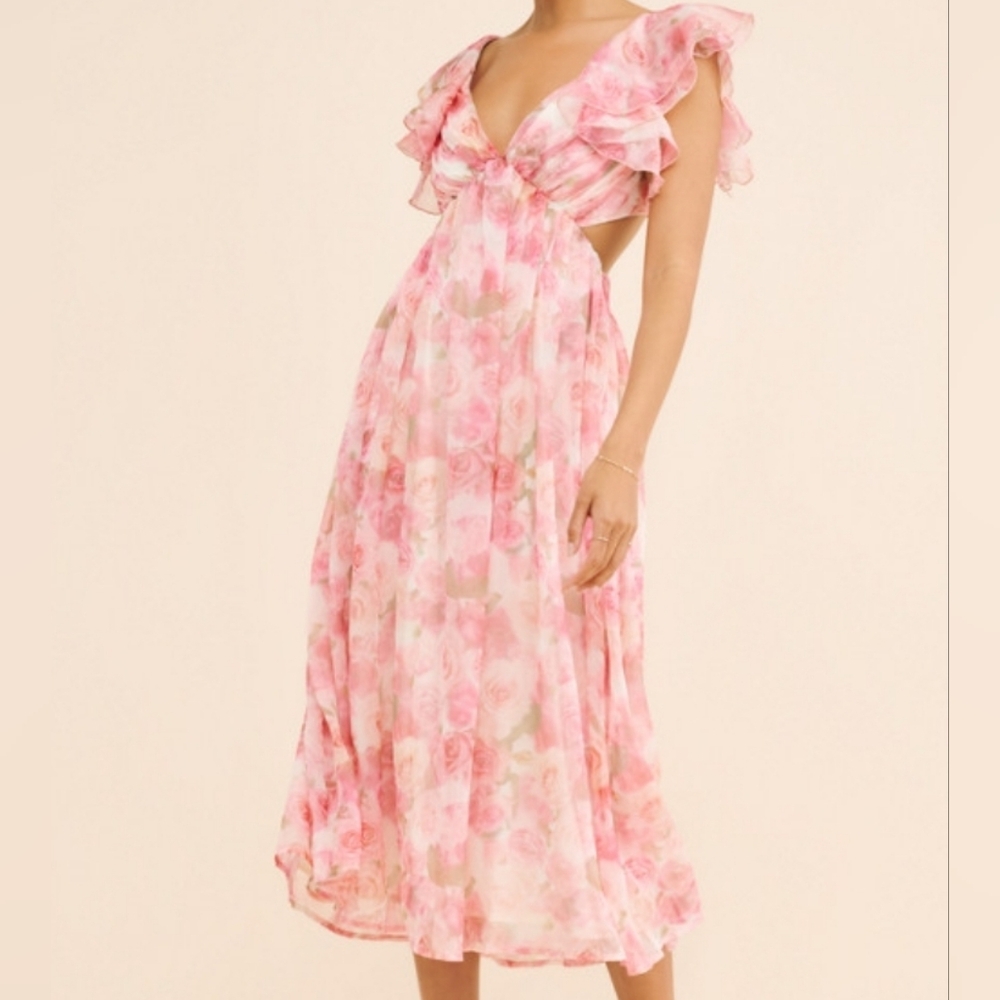 Floral Pink Dress